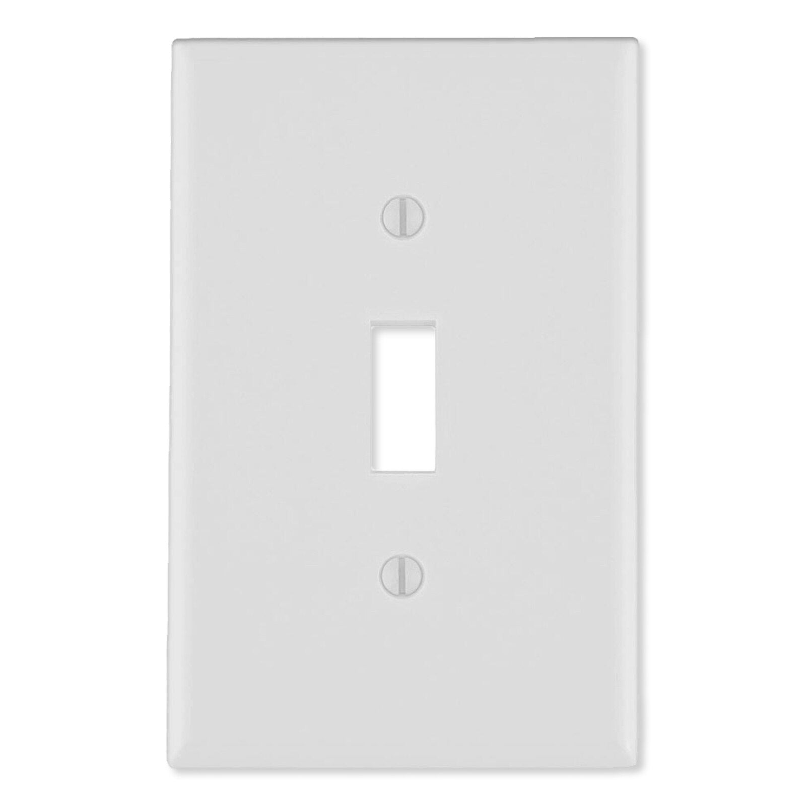 Leviton Toggle Switch Wallplate, 1-Gang, White