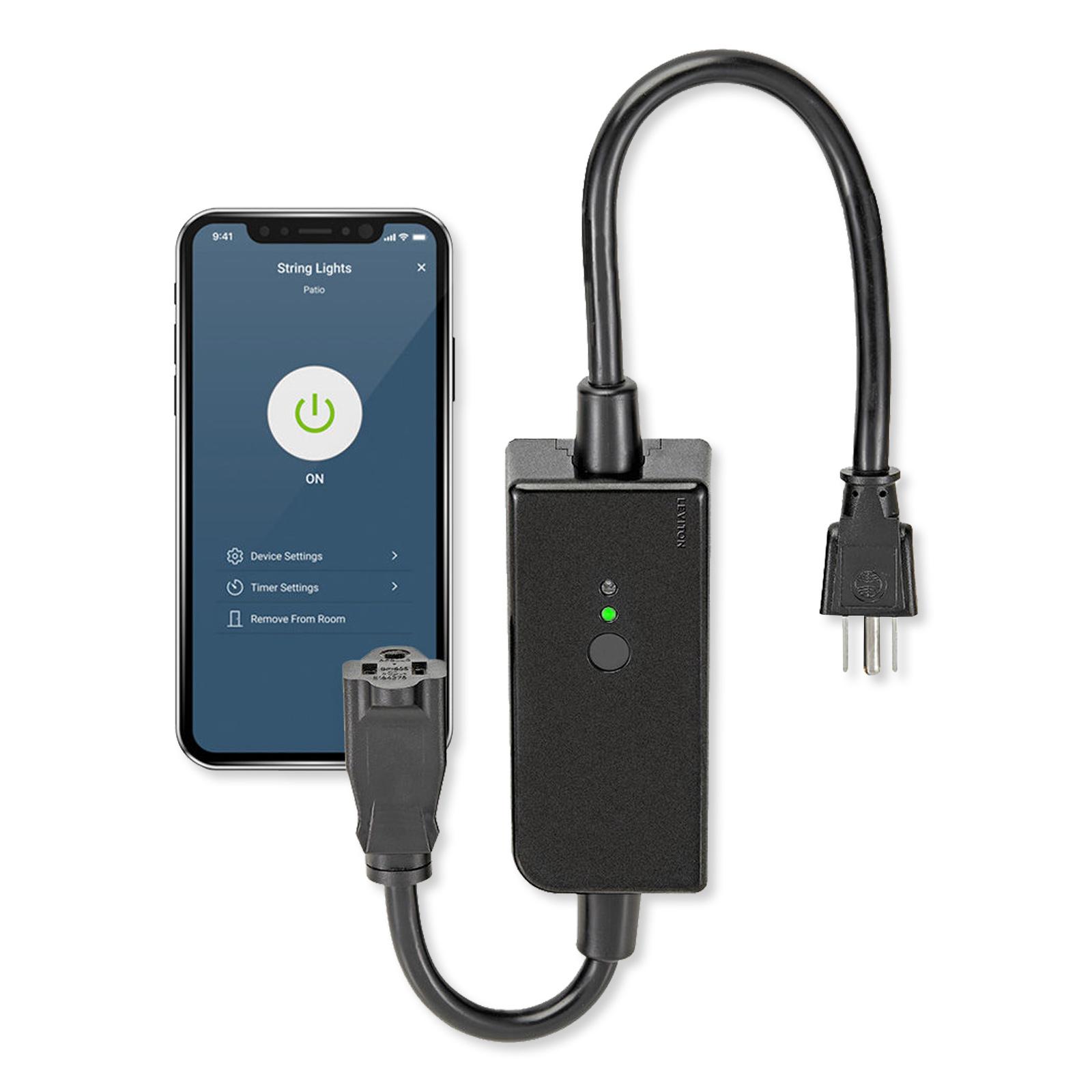Leviton Decora Smart Wi-Fi Outdoor Plug-In, Weather Resistant