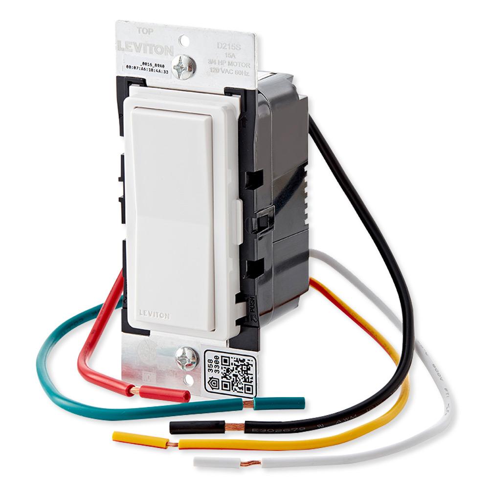 Leviton Decora Smart Switch, Wi-Fi, 15A (2nd Gen)