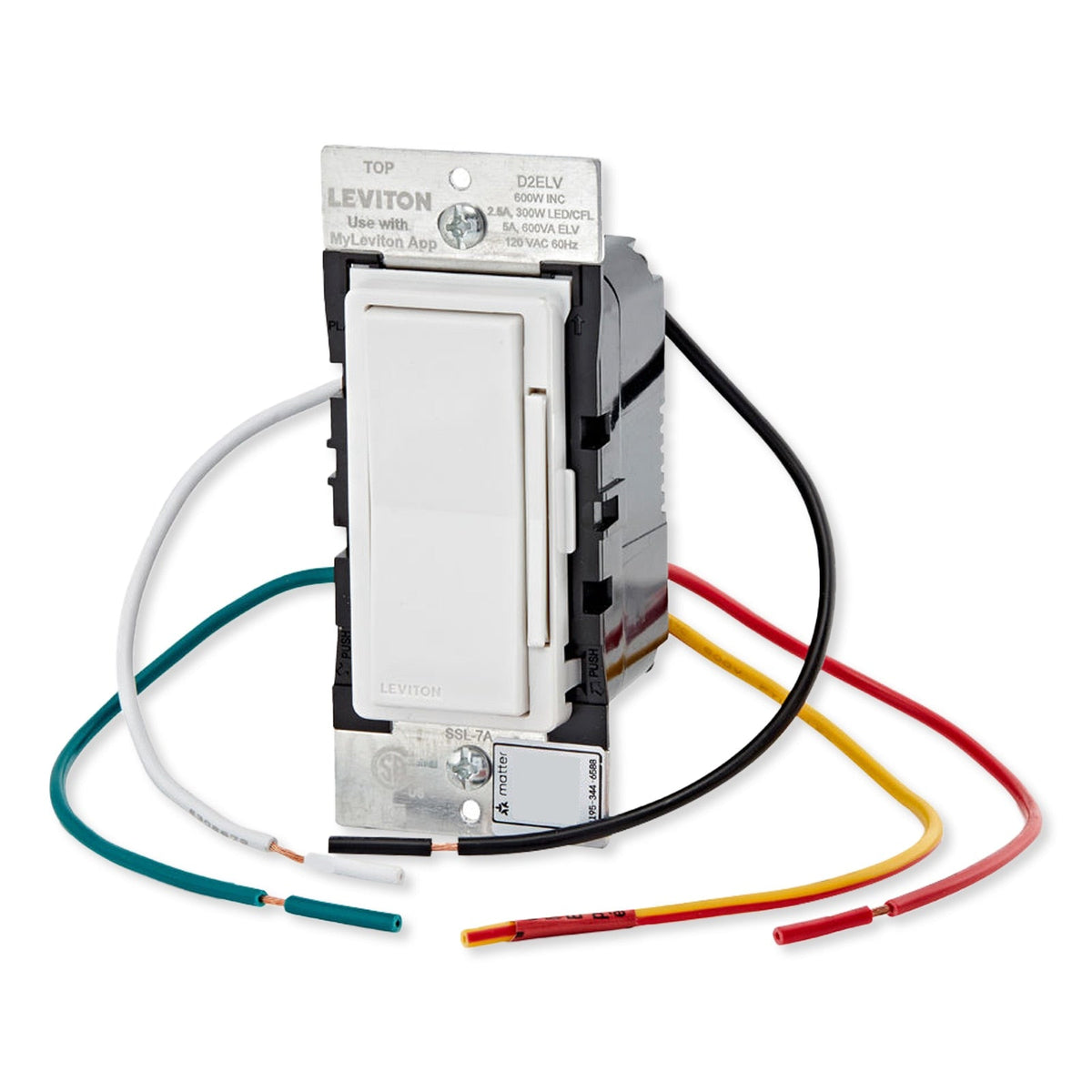 Leviton Decora Smart ELV/LED Phase Selectable Dimmer (2nd Gen)