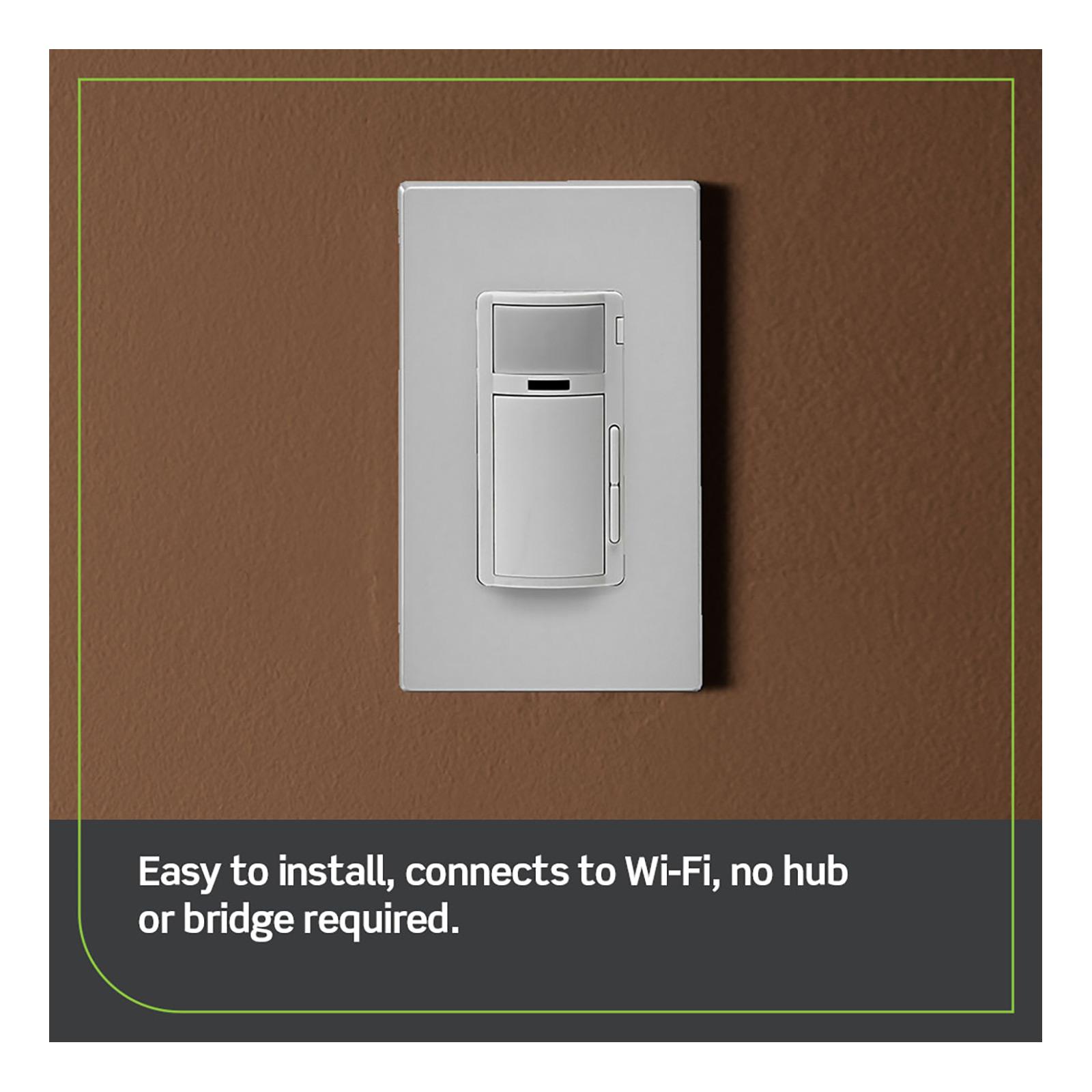 Leviton Decora Smart Wi-Fi (2nd Gen) Motion Sensing Dimmer, Residential Grade, Single Pole or 3-Way