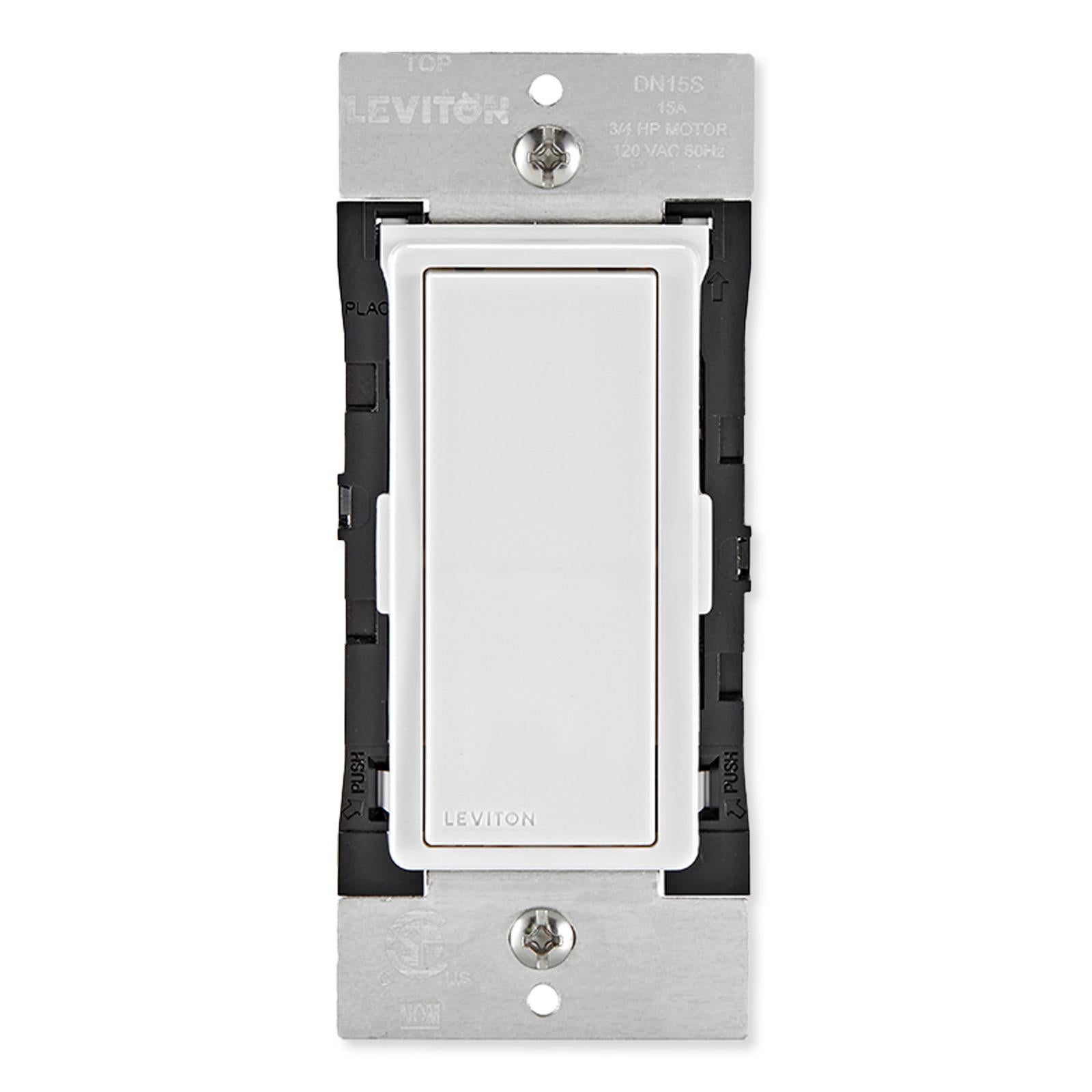 Leviton Decora Smart No-Neutral 15-Amp Switch, requires MLWSB Wi-Fi Bridge