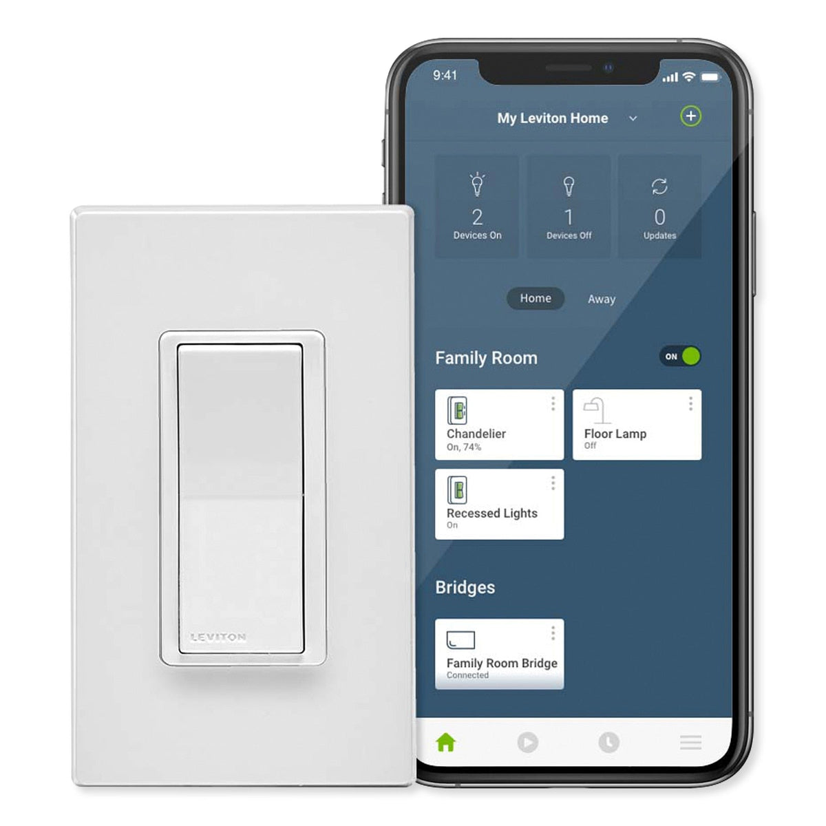 Leviton Decora Smart No-Neutral Switch