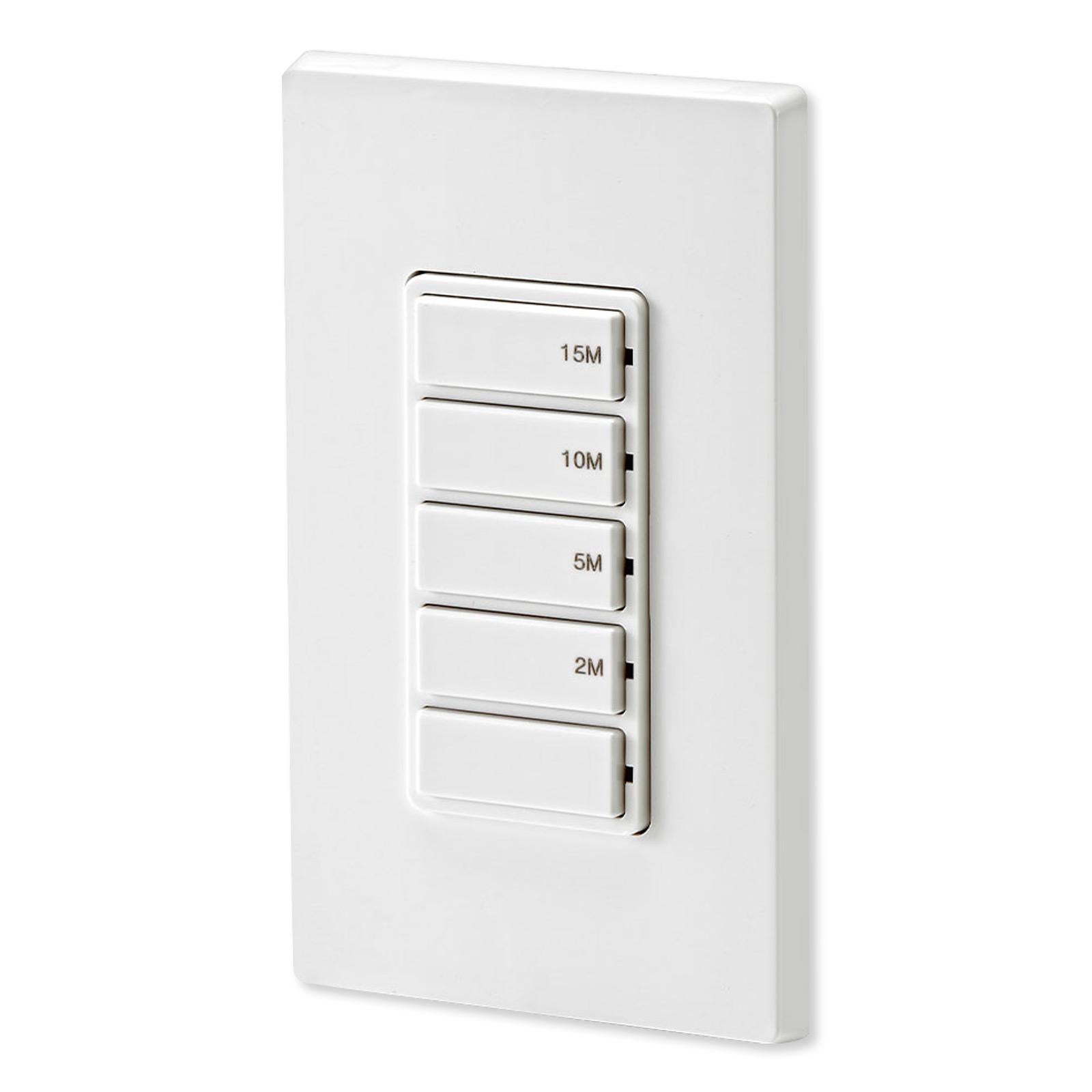 Leviton Decora Countdown Timer Wall Switch, 15 Min (2, 5, 10, 15 Min)