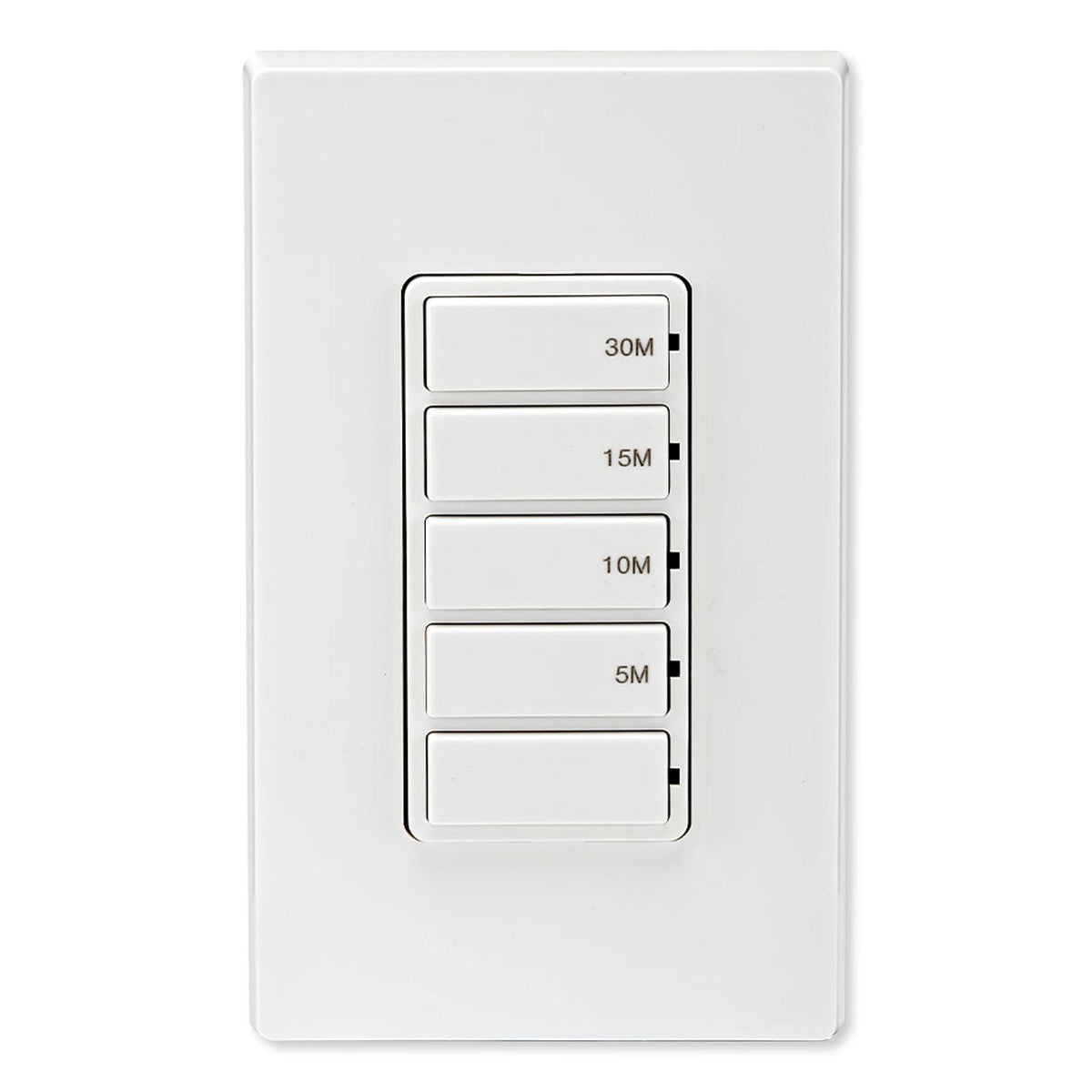 Leviton Decora Preset Countdown Timer Wall Switch, 30 Min (5, 10, 15, 30 Min)