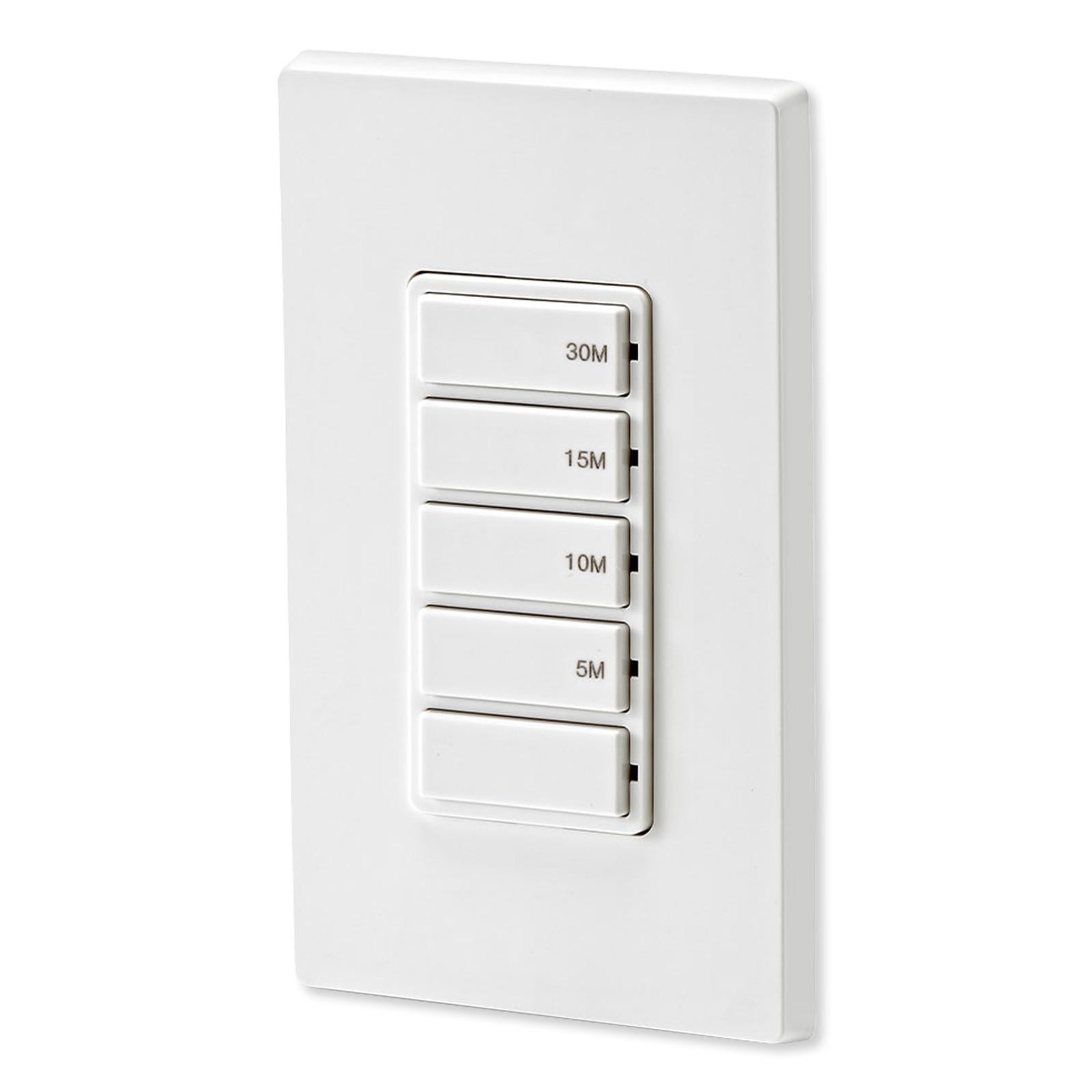 Leviton Decora Preset Countdown Timer Wall Switch, 30 Min (5, 10, 15, 30 Min)