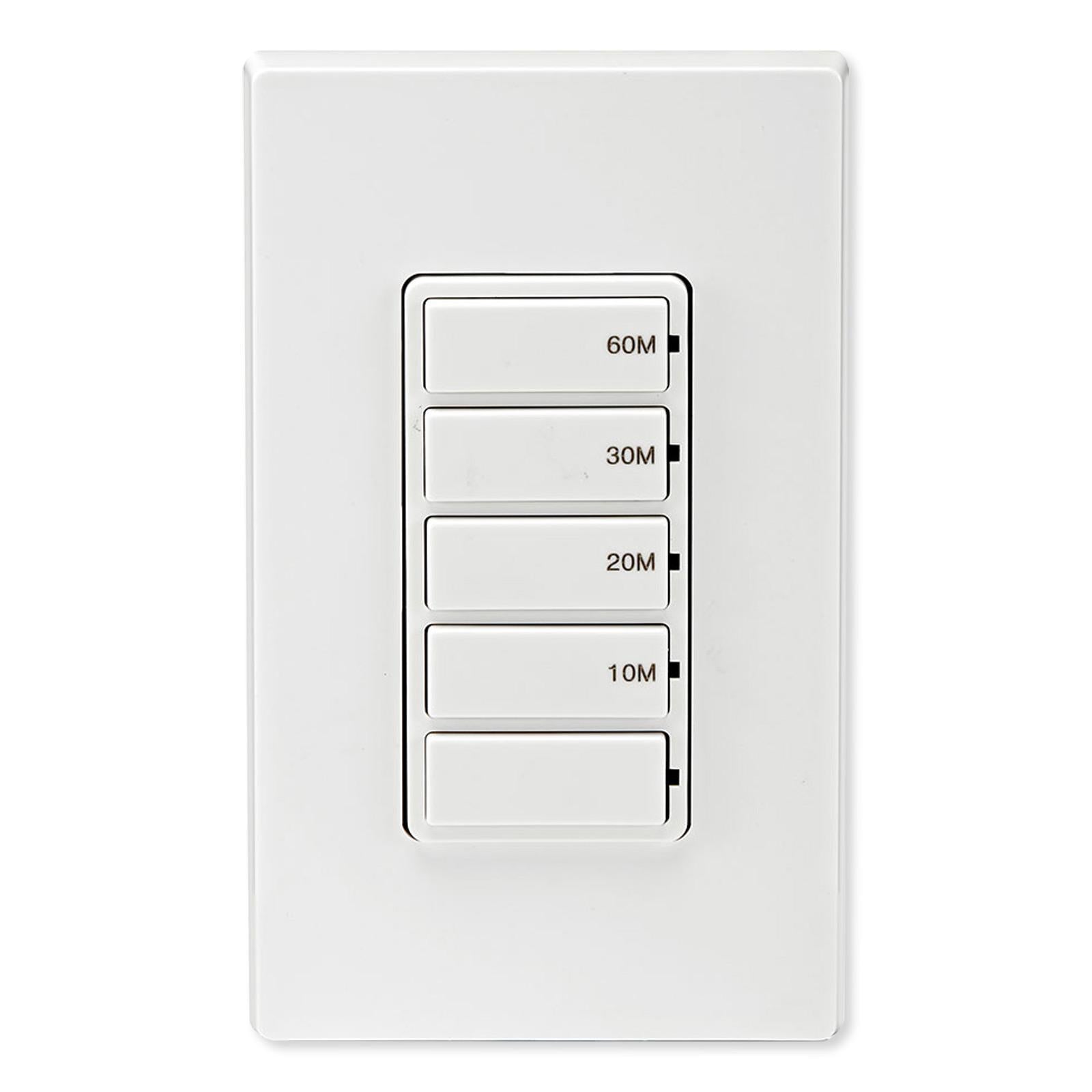 Leviton Decora In-Wall Countdown Timer Switch (10, 20, 30, 60 Min)