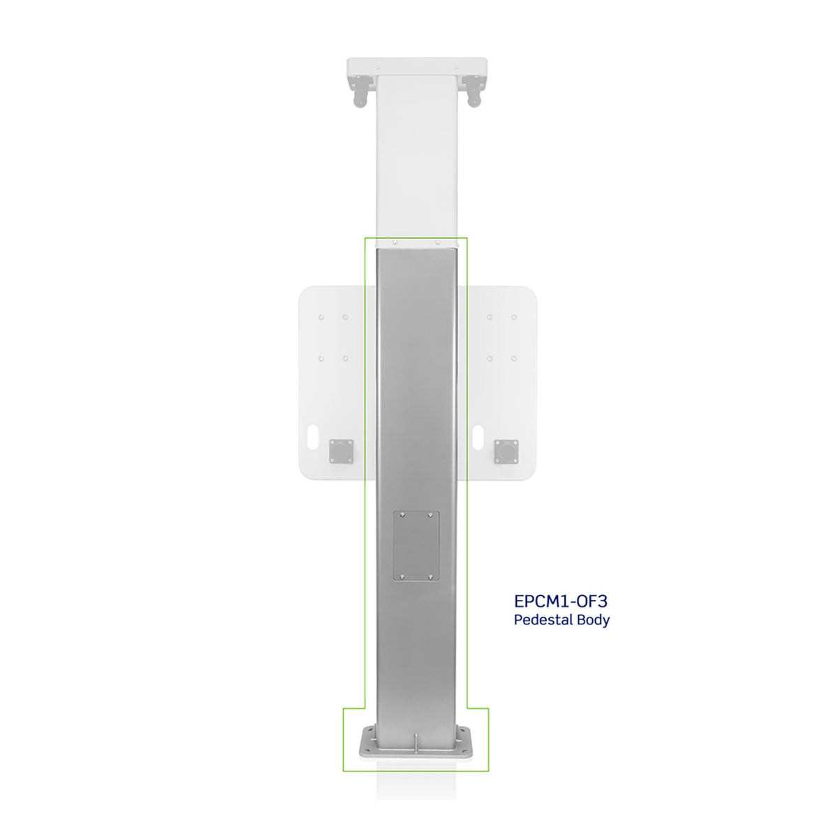 Leviton EV Side by Side Dual Mount Pedestal, Pedestal Body