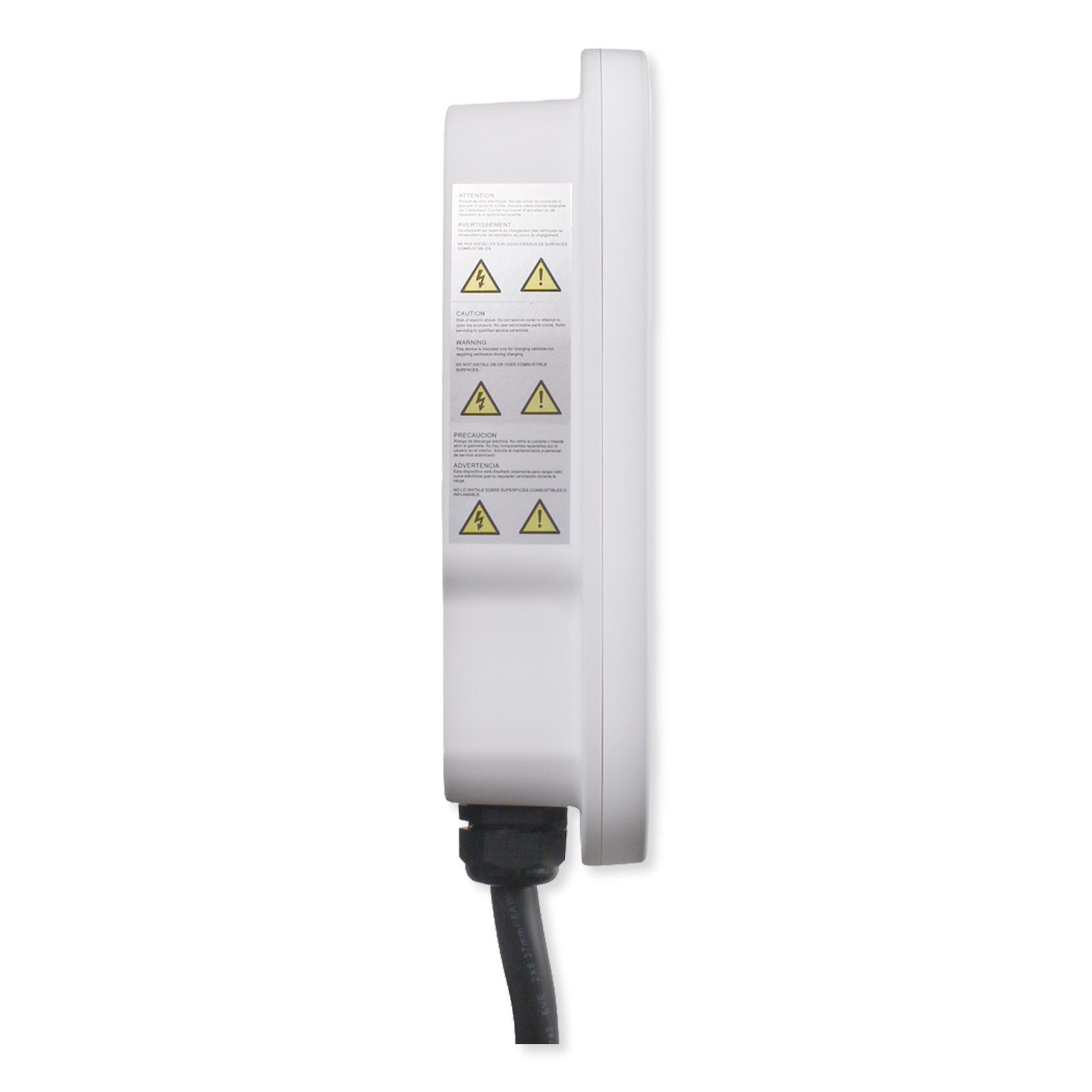 Leviton EV 48A Level 2 Electric Vehicle Charging Station, 18 Ft. Cable, Wi-Fi