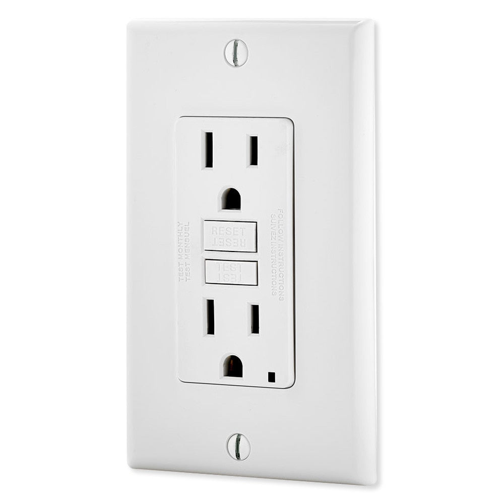 Leviton SmartlockPro Slim GFCI Receptacle, 15A