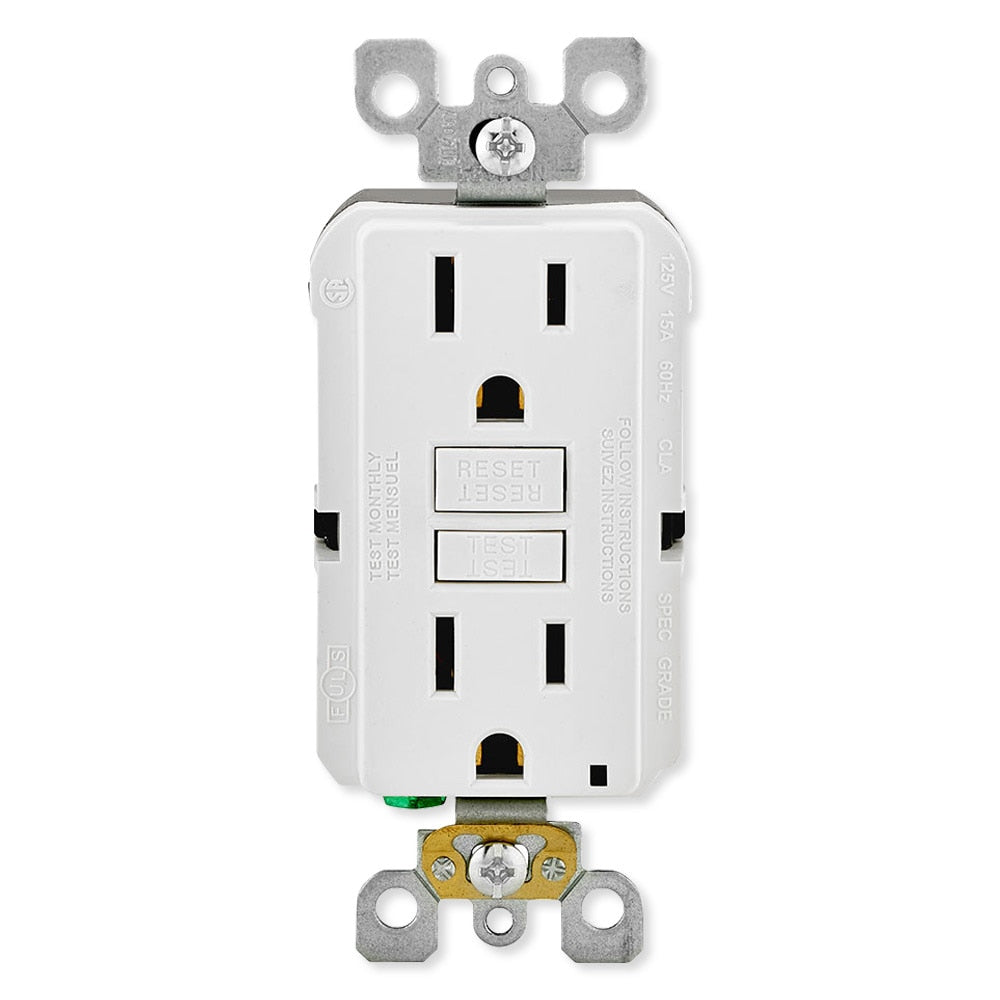 Leviton SmartlockPro Slim GFCI Receptacle, 15A