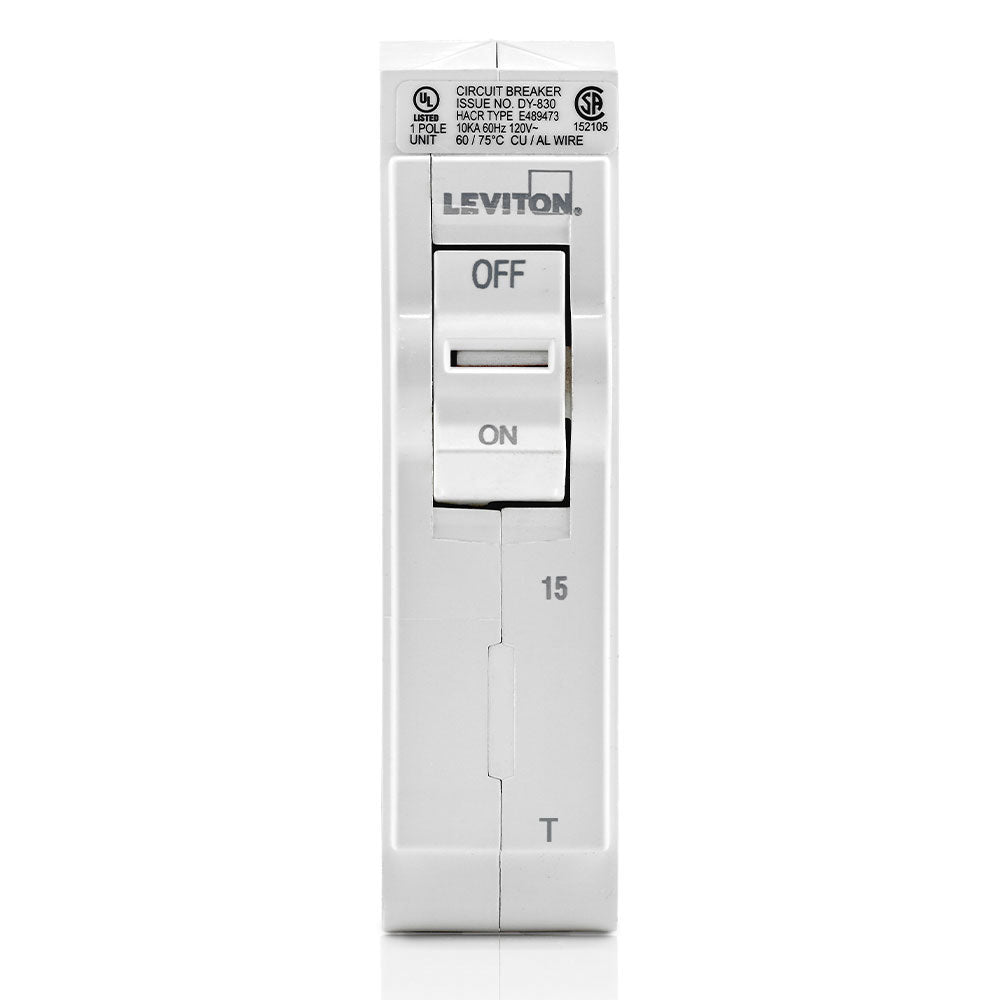 Leviton 1-Pole Standard Thermal Magnetic Branch Circuit Breaker