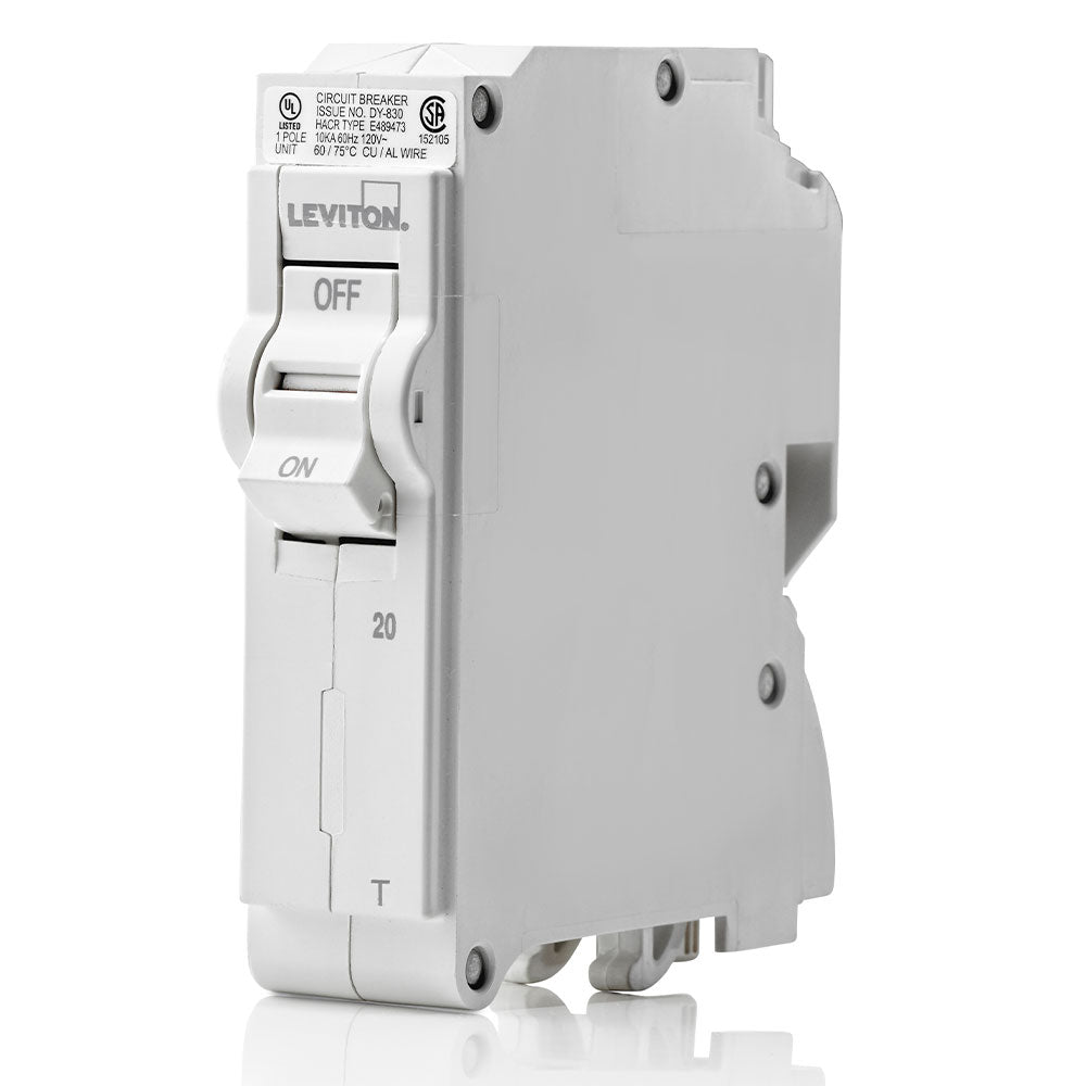 Leviton 1-Pole Standard Thermal Magnetic Branch Circuit Breaker