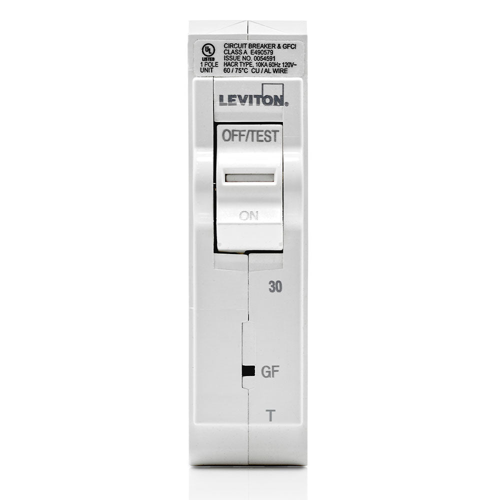Leviton GFCI Thermal Magnetic Branch Circuit Breaker, 1-Pole