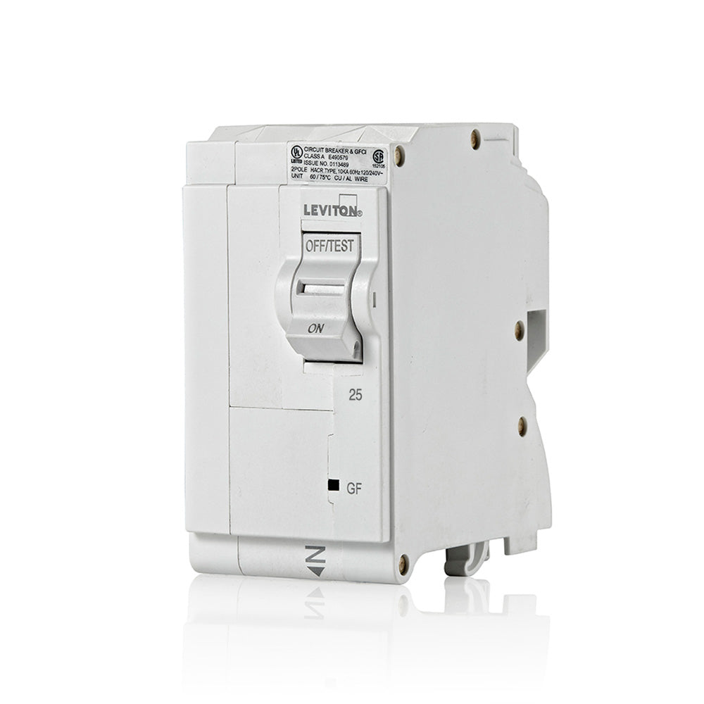 Leviton GFCI Branch Circuit Breaker, 2-Pole