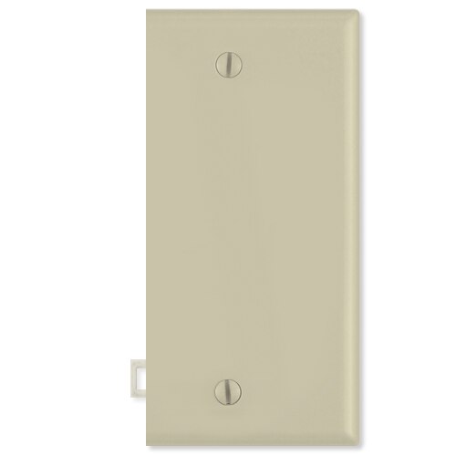 Leviton Blank Sectional Wallplate (End Section)