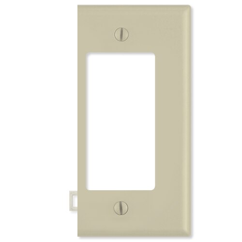 Leviton Decora Sectional Wallplate (End Section)