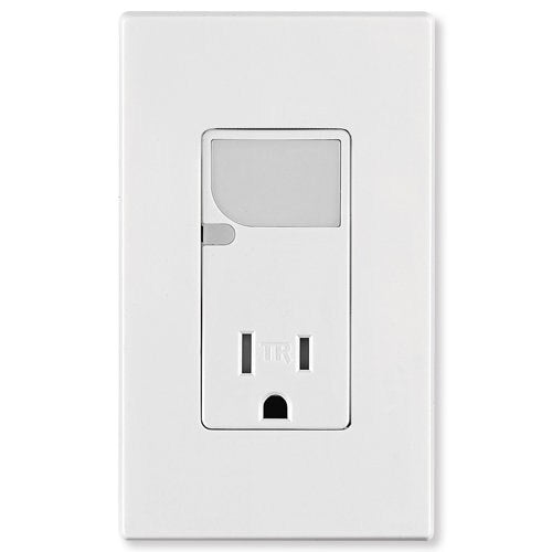 Leviton Decora Combination Wall Switch (LED Guide Light &amp; Receptacle)
