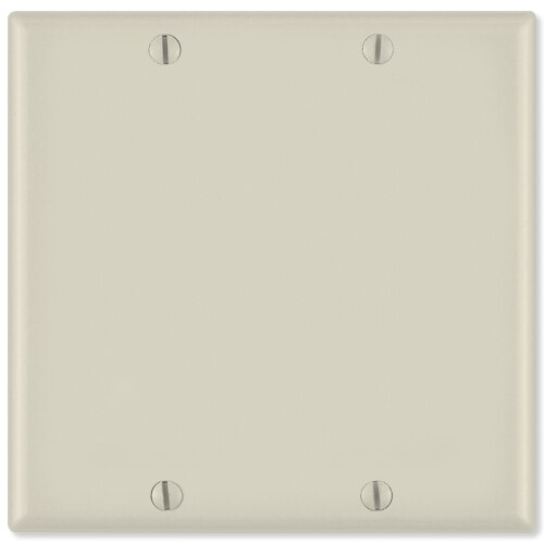 Leviton Blank Wallplate, 2-Gang