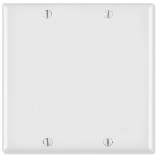 Leviton Blank Wallplate, 2-Gang