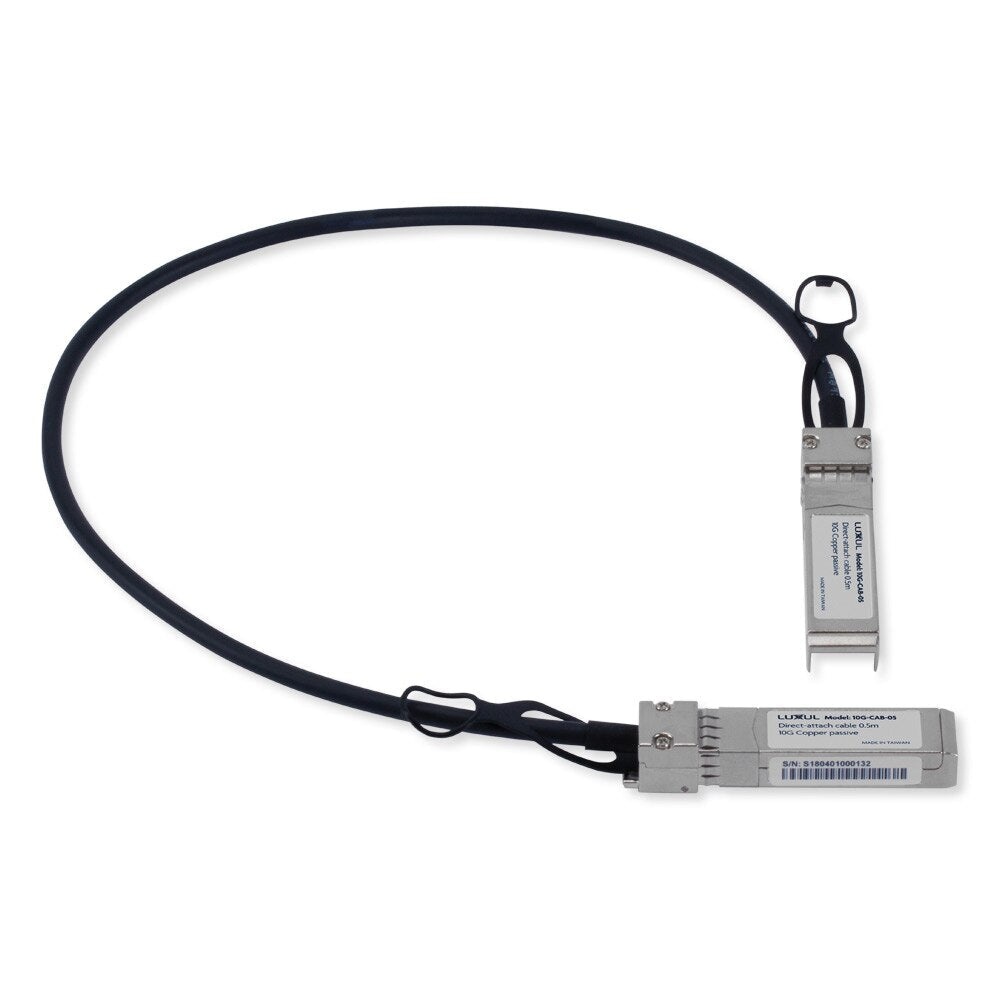 Luxul Direct-Attach Cable, 0.5m 10GB Copper Passive