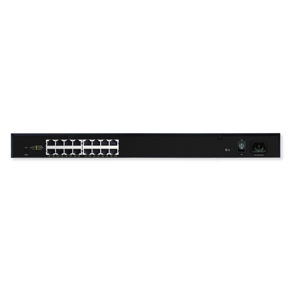 Luxul AV Series 16-Port Gigabit Switch, 32Gbps, Rack Mount