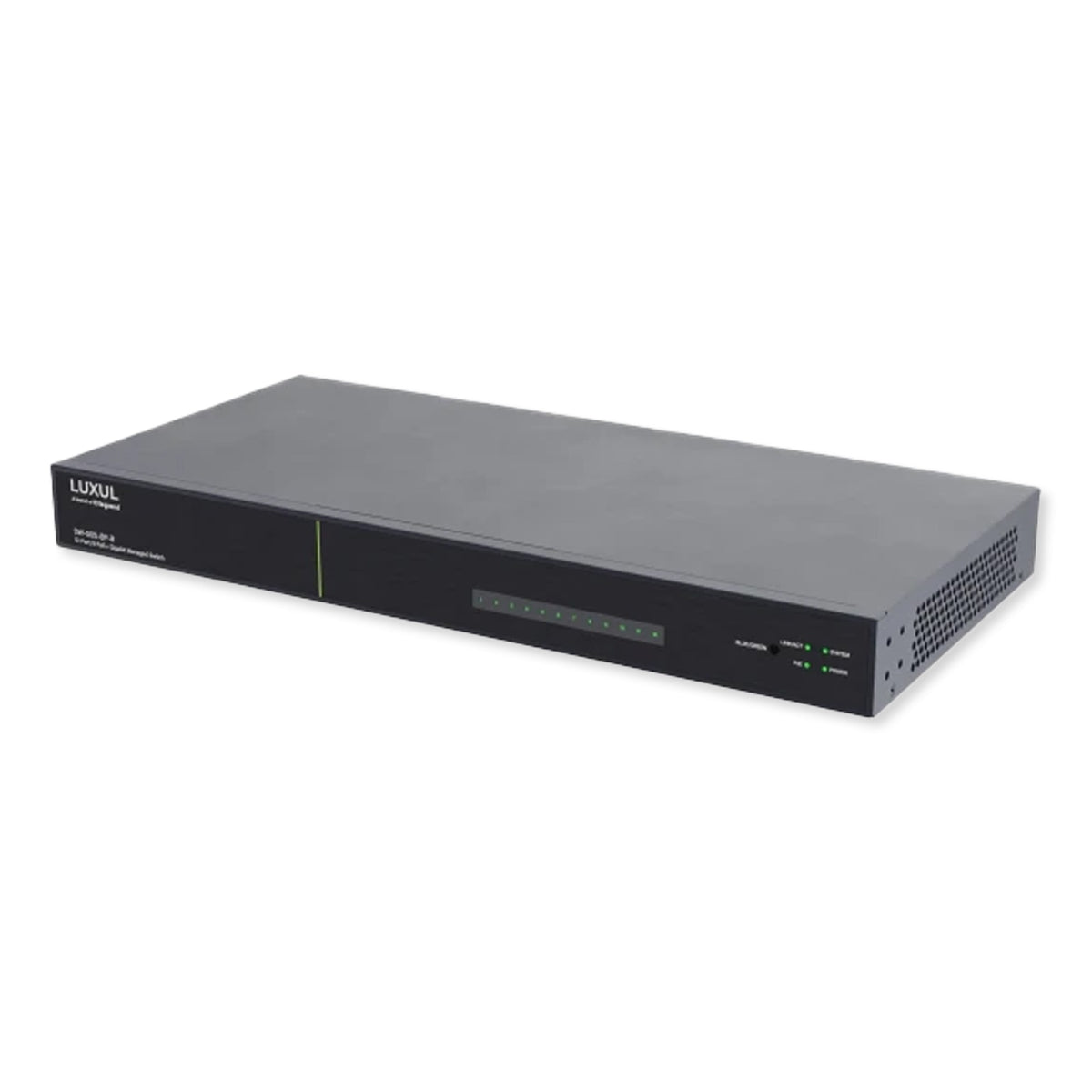 8 PoE+ | 2 RJ45 | 2 SFP Rear-Facing Ports - 1Gb L2/L3 Managed Switch, US Power Cord