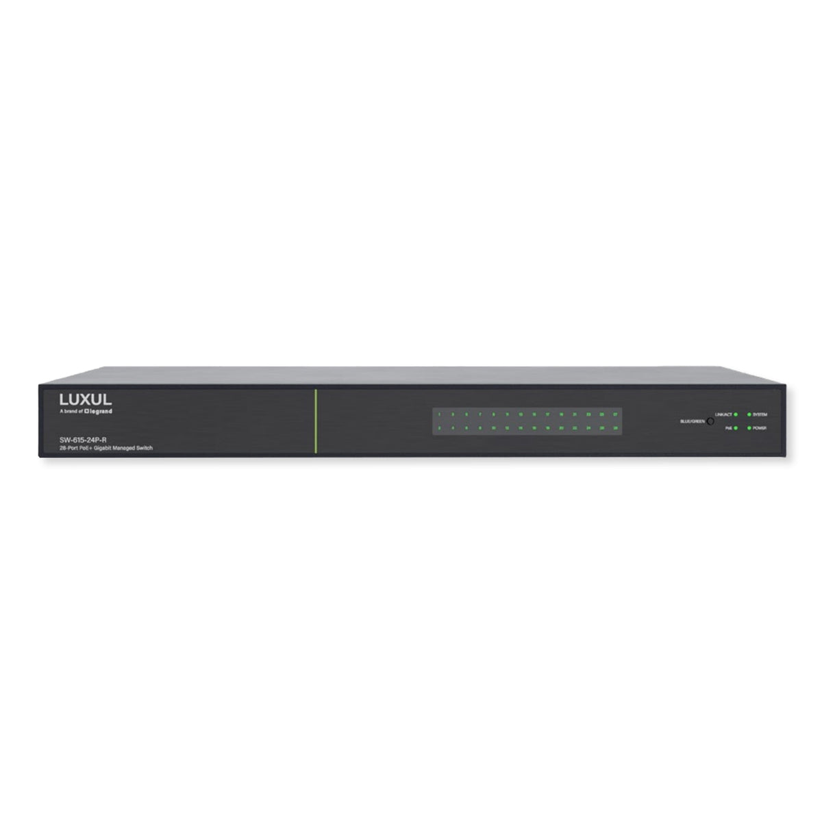 24 PoE+ | 4 (10G) SFP+ Ports Ã¢â‚¬â€œ 1Gb L2/L3 Managed Switch, US Power Cord