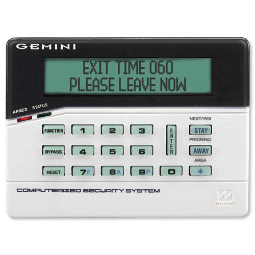 Napco Gemini GEMK1CA Custom Alphanumeric Keypad