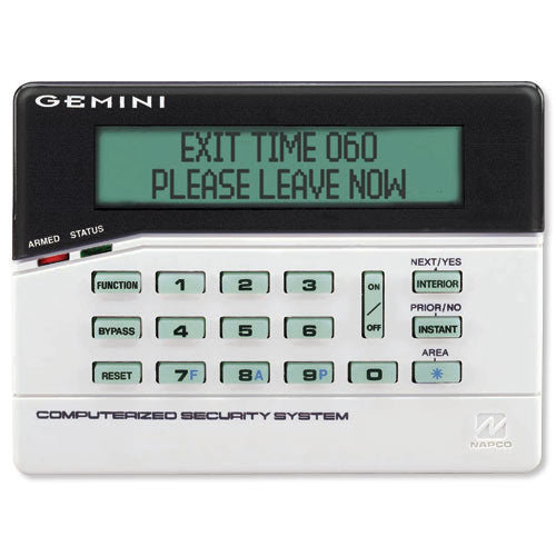 Napco Gemini GEMRP1CAe2 Custom Alphanumeric Keypad