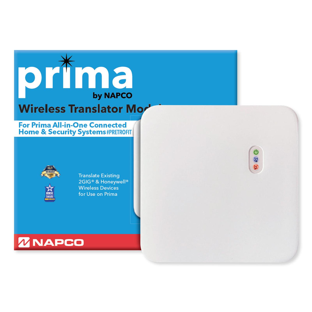 Napco Prima Wireless Translator Module, 345 MHz to 433 MHz