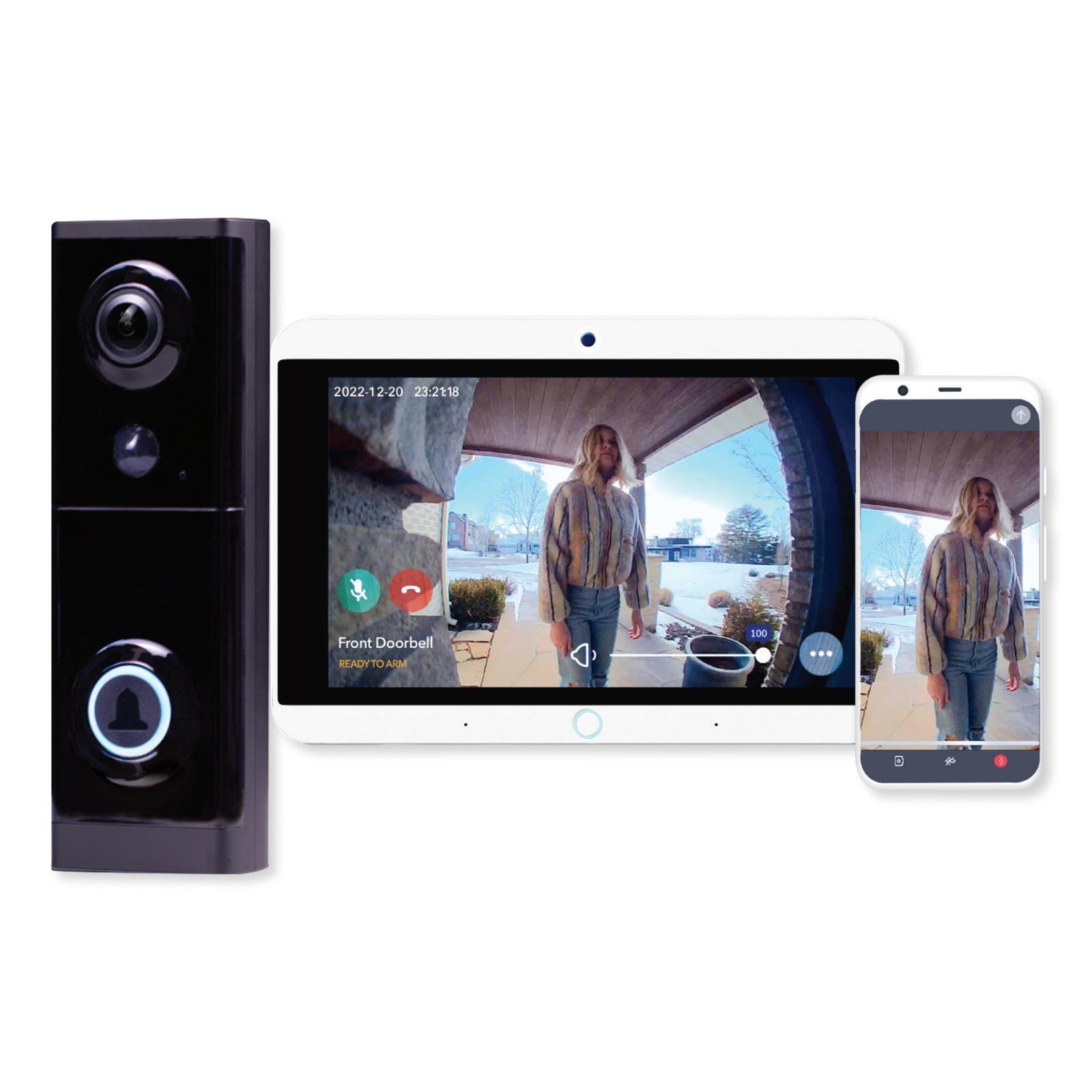Napco Prima Self-Healing Wireless HD Video Doorbell with Wi-Fi