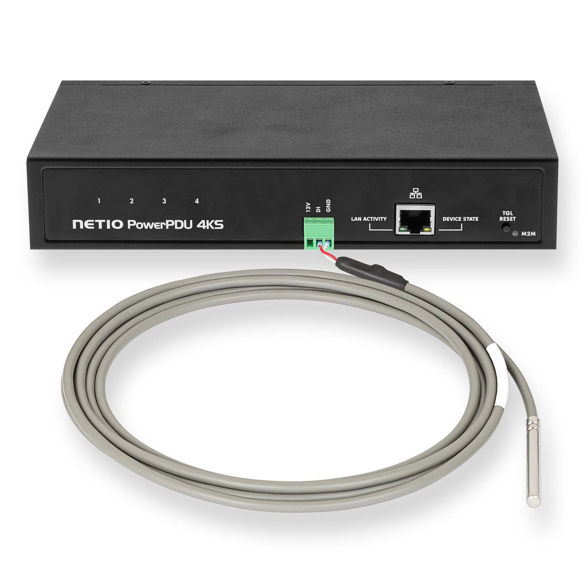 NETIO PowerPDU 4KS Smart Power Distribution Unit, 4 IEC-320 C13 Outputs