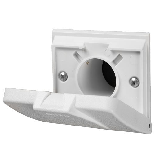 NuTone Central Vacuum 360 Automatic On/Off Wall/Floor Inlet, White (Open Box)