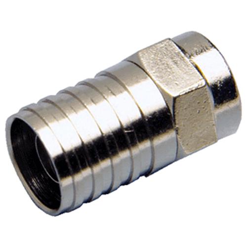 On-Q/Legrand F Hex-Crimp Connector, RG6 Quad