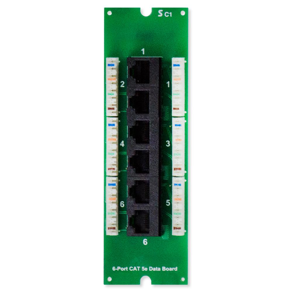 On-Q/Legrand 6-Port Cat5e Data Board
