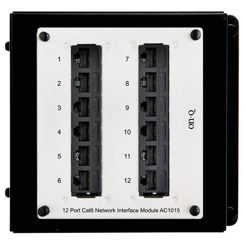 On-Q/Legrand 12-Port Cat6 Network Interface Module