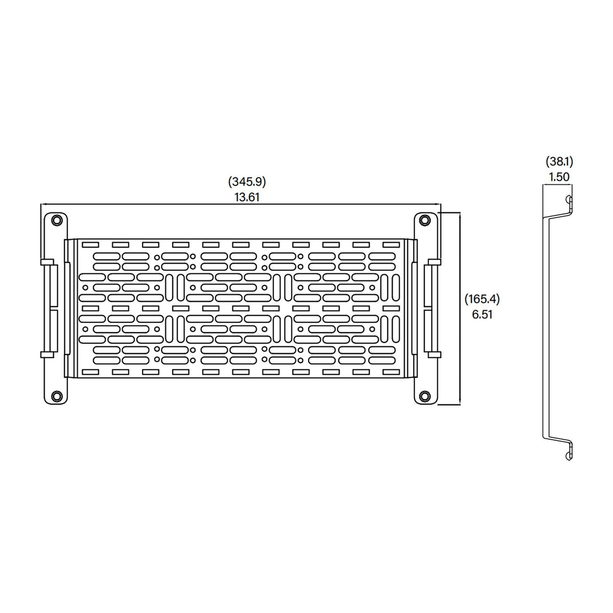 On-Q/Legrand 5" Mounting Plate with 1.5" of Elevation