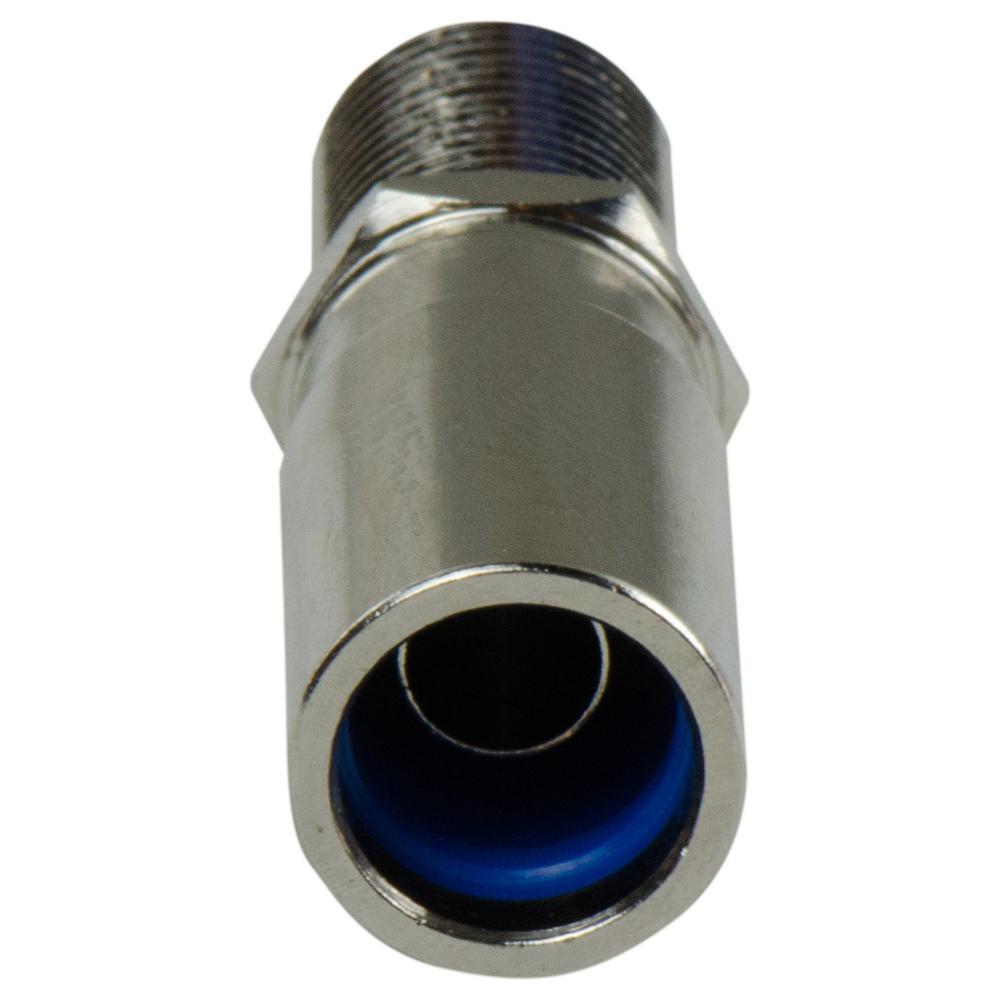 On-Q/Legrand F Compression Connector, RG6U Quad (10 Pack)