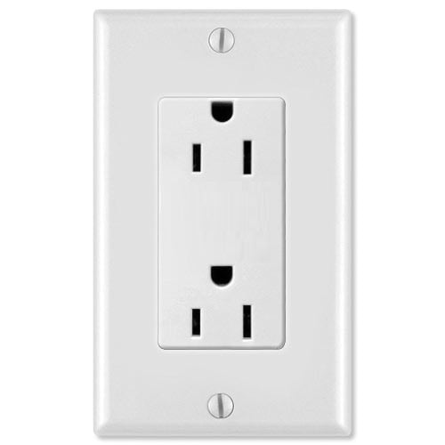 On-Q/Legrand AC Power Kit (Electrical Box, Duplex Receptacle, Faceplate)