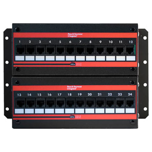 On-Q/Legrand 24-Port Cat5e Wall Mount Patch Panel