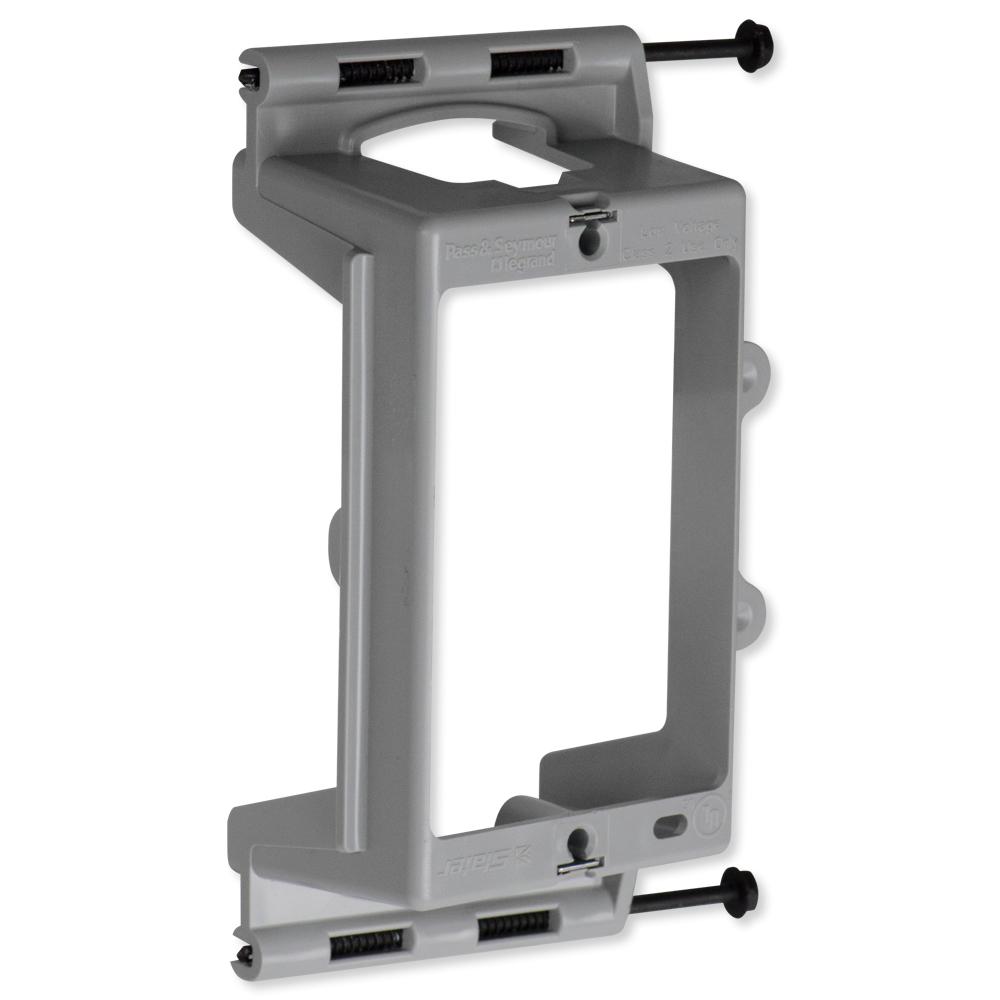 On-Q/Legrand 1-Gang Low-Voltage Screw-On Bracket for New Construction