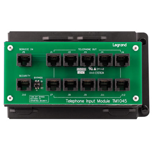 On-Q/Legrand 10-Way RJ45 Phone Module with RJ31X