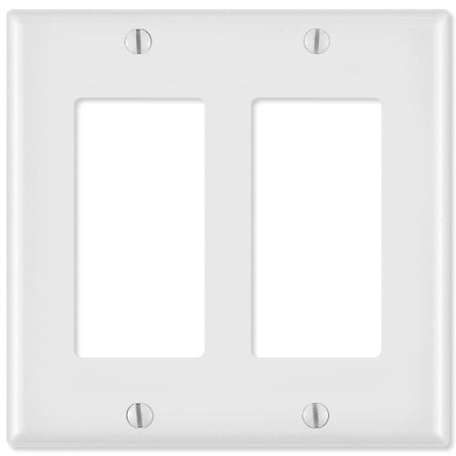 On-Q/Legrand Decorator Wallplate, 2-Gang