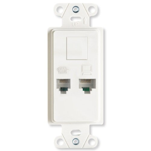 On-Q/Legrand Pre-Configured Strap (Phone, Data & Blank)