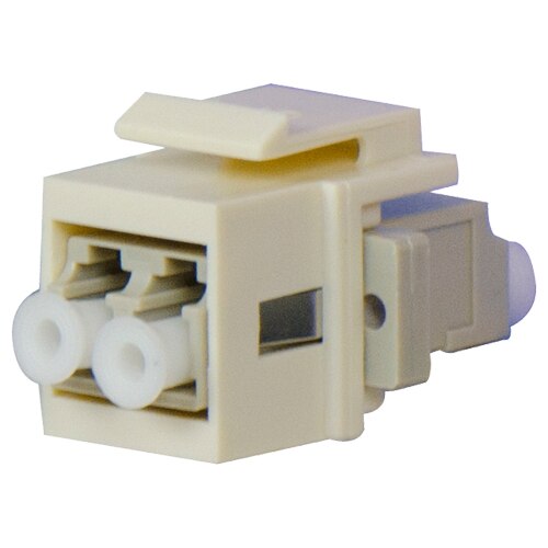 On-Q/Legrand LC Multimode Fiber Optic Keystone Snap-In Connector