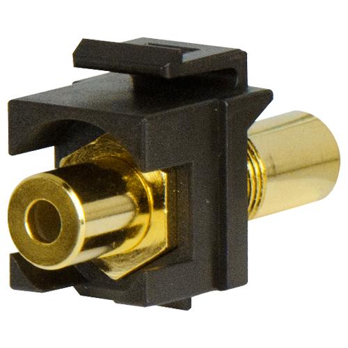 On-Q/Legrand 3.5mm Stereo Keystone Snap-In Connector