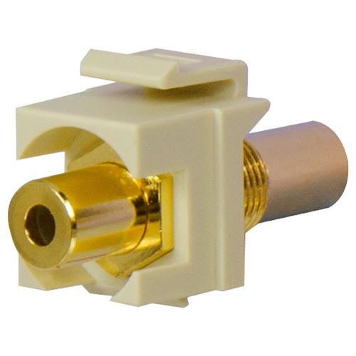 On-Q/Legrand 3.5mm Stereo Keystone Snap-In Connector