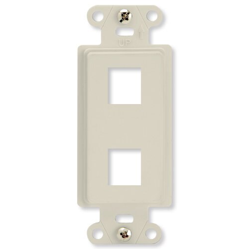 On-Q/Legrand Keystone Decorator Strap, 2-Port