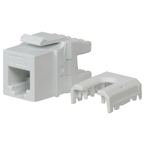 On-Q/Legrand Quick Connect RJ25 Telephone Keystone Snap-In Connector